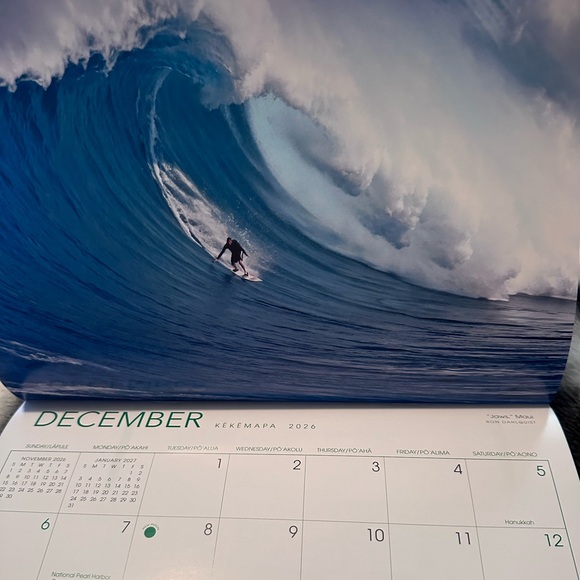 124. Hawaii 2026 Twelve-Month Wall Calendar - Picture 6 of 6